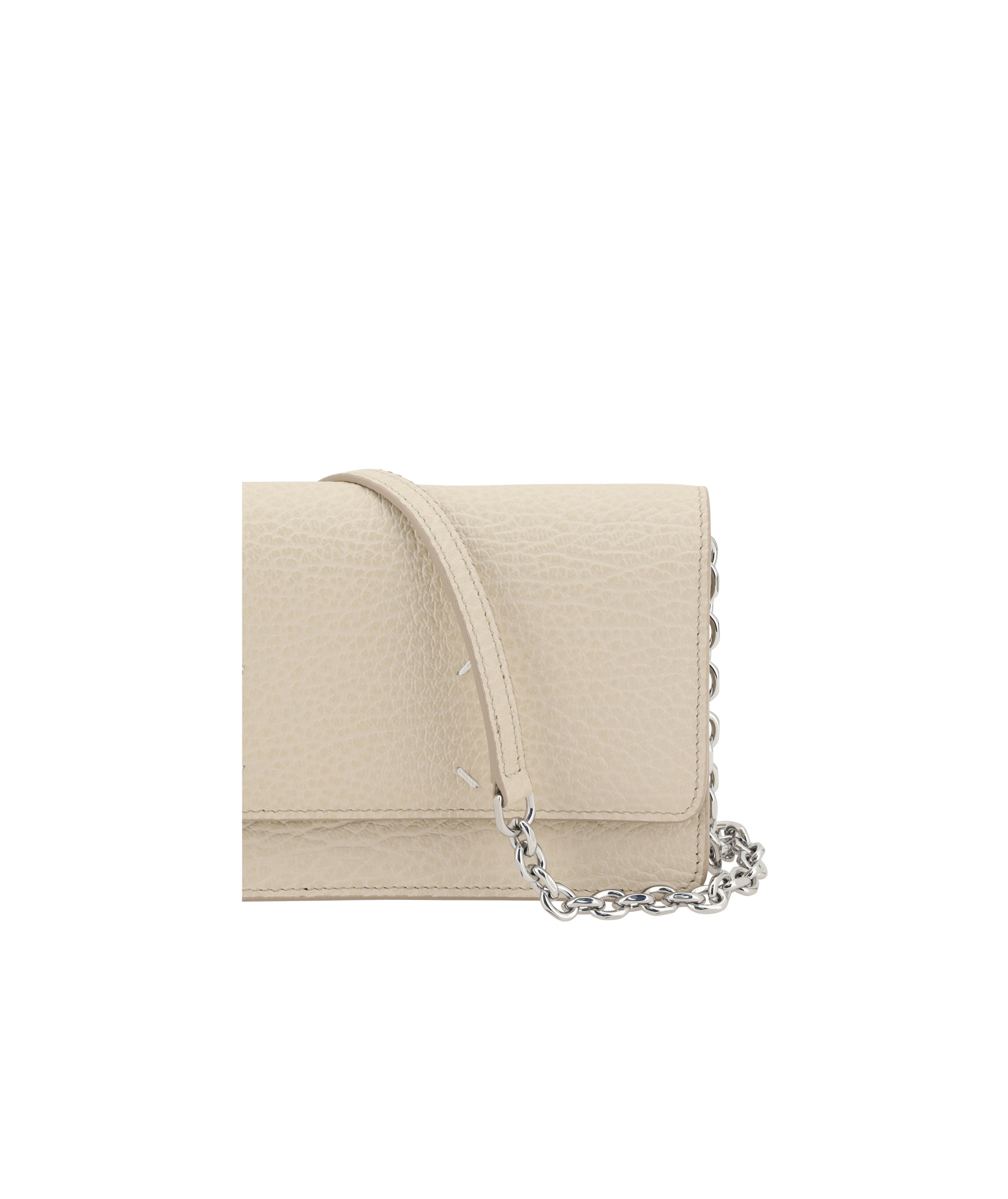 Maison Margiela Chain Wallet In Nude