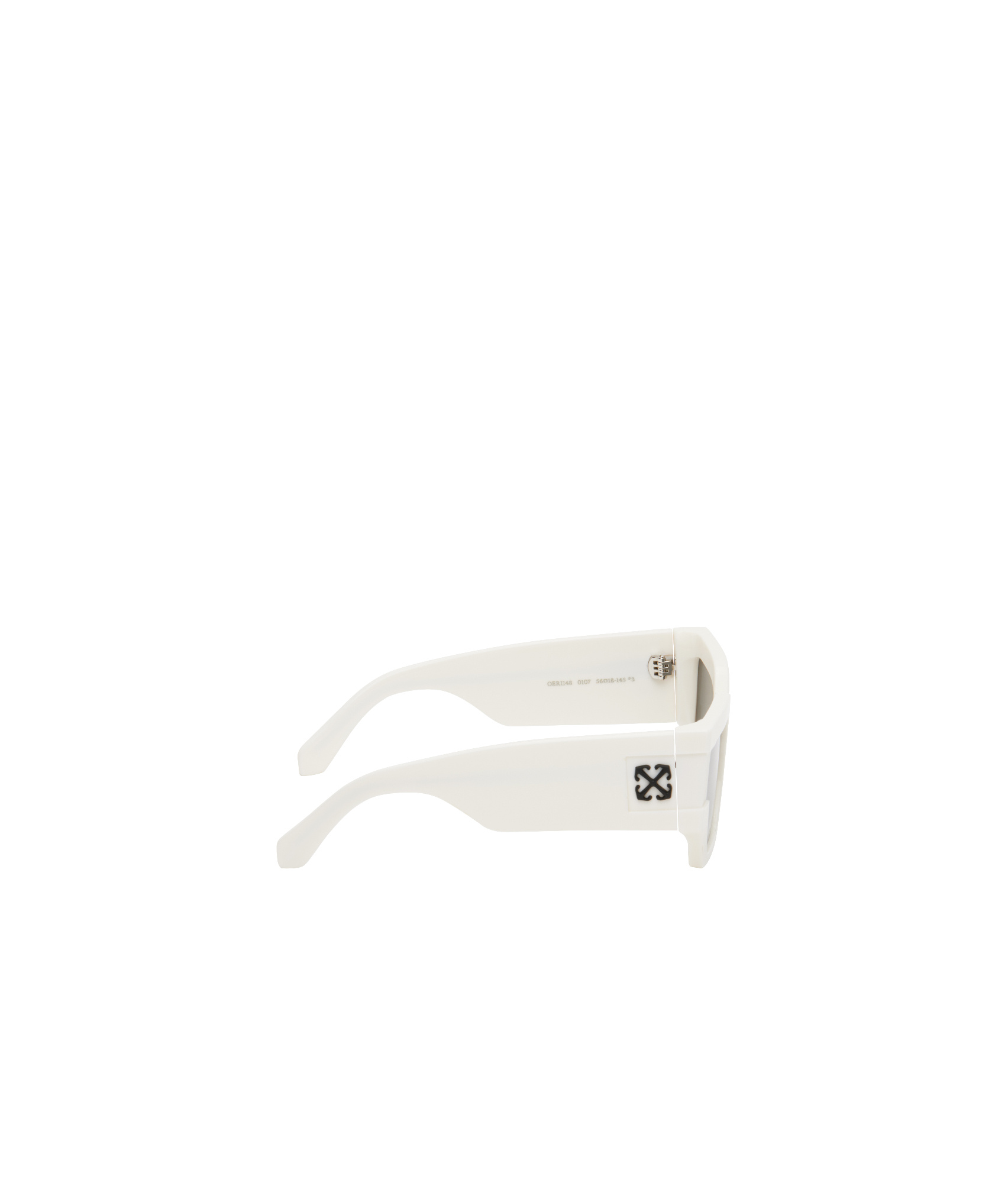 Off-white Arthur Rectangular Frame Sunglasses In Gray