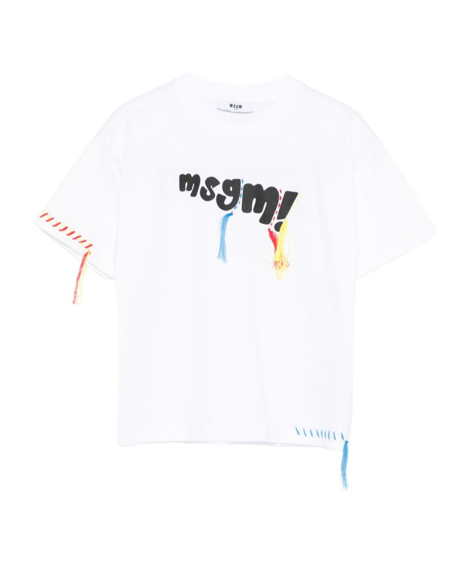 Msgm Logo-print T-shirt In Brown