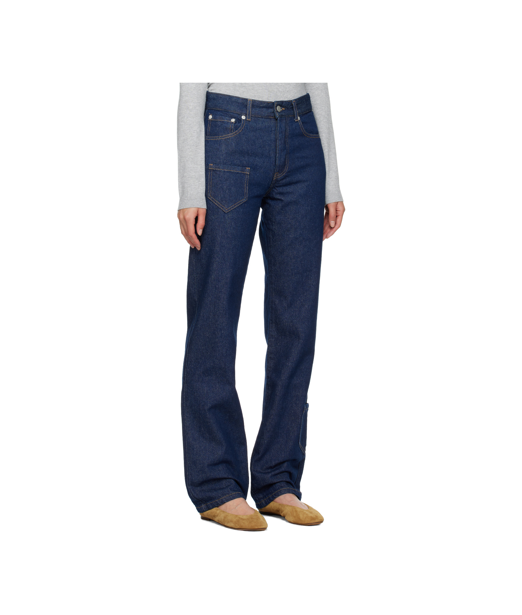 Gimaguas Blue Leslie Jeans In Dark Blue