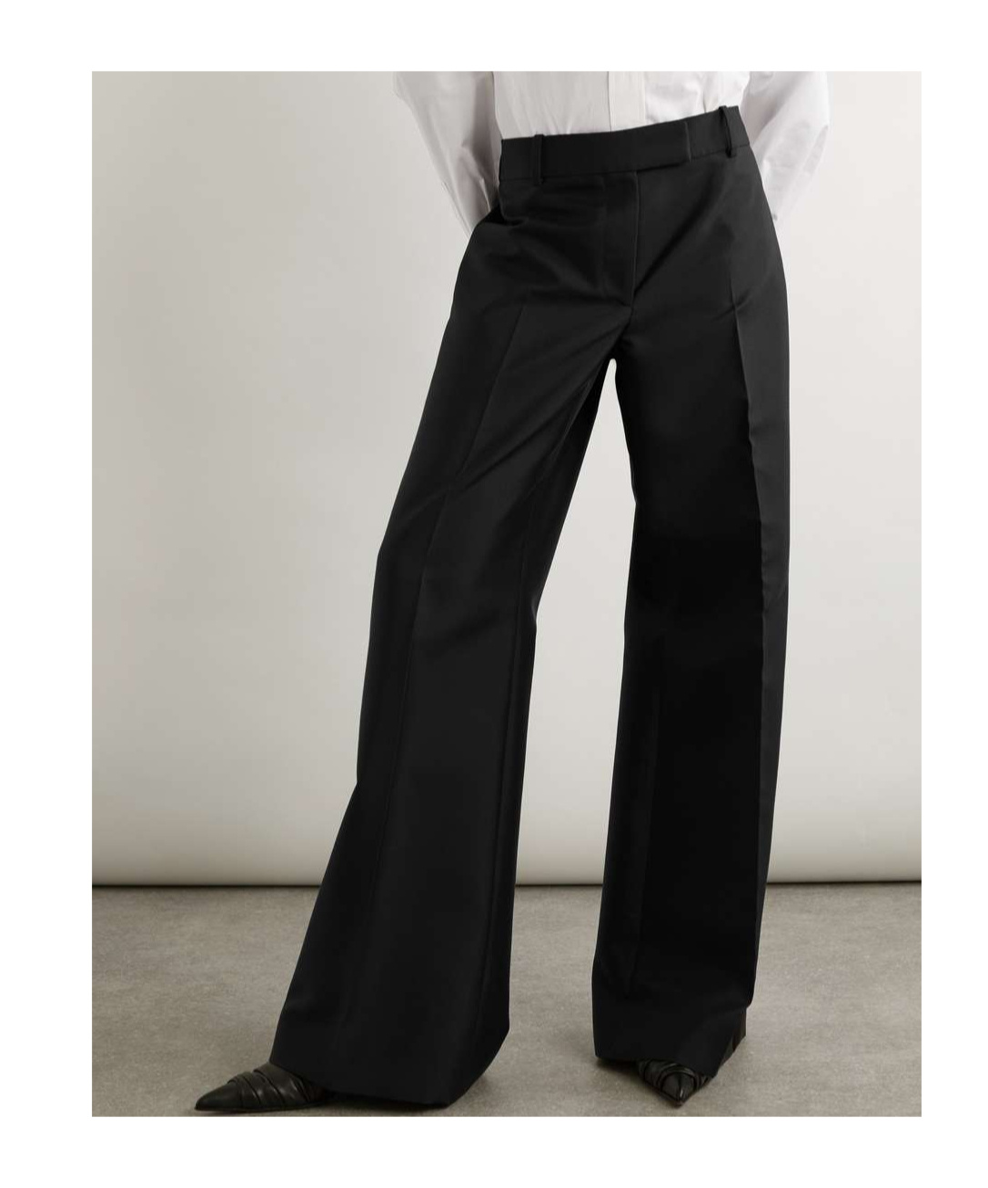 ALEXANDER MCQUEEN ALEXANDER MCQUEEN WIDE-LEG SIDE STRIPE TROUSERS