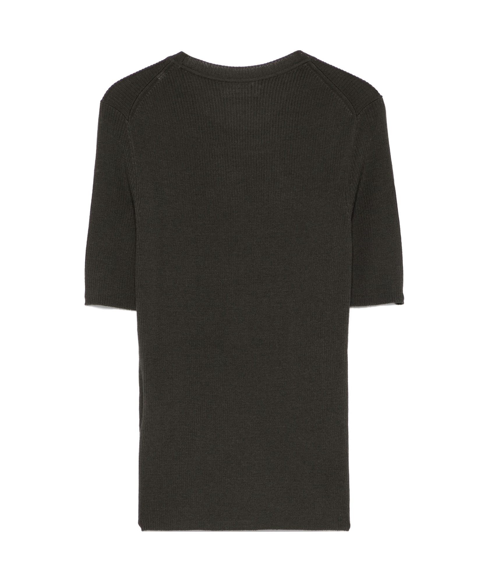 P.a.r.o.s.h Leila Ribbed Knit Wool Top