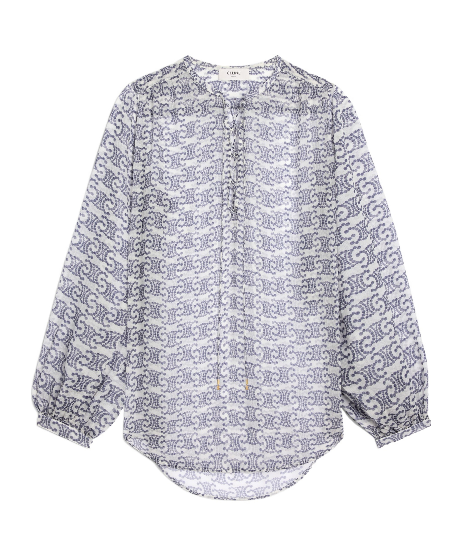 Celine Romy Blouse In Silk Crepon