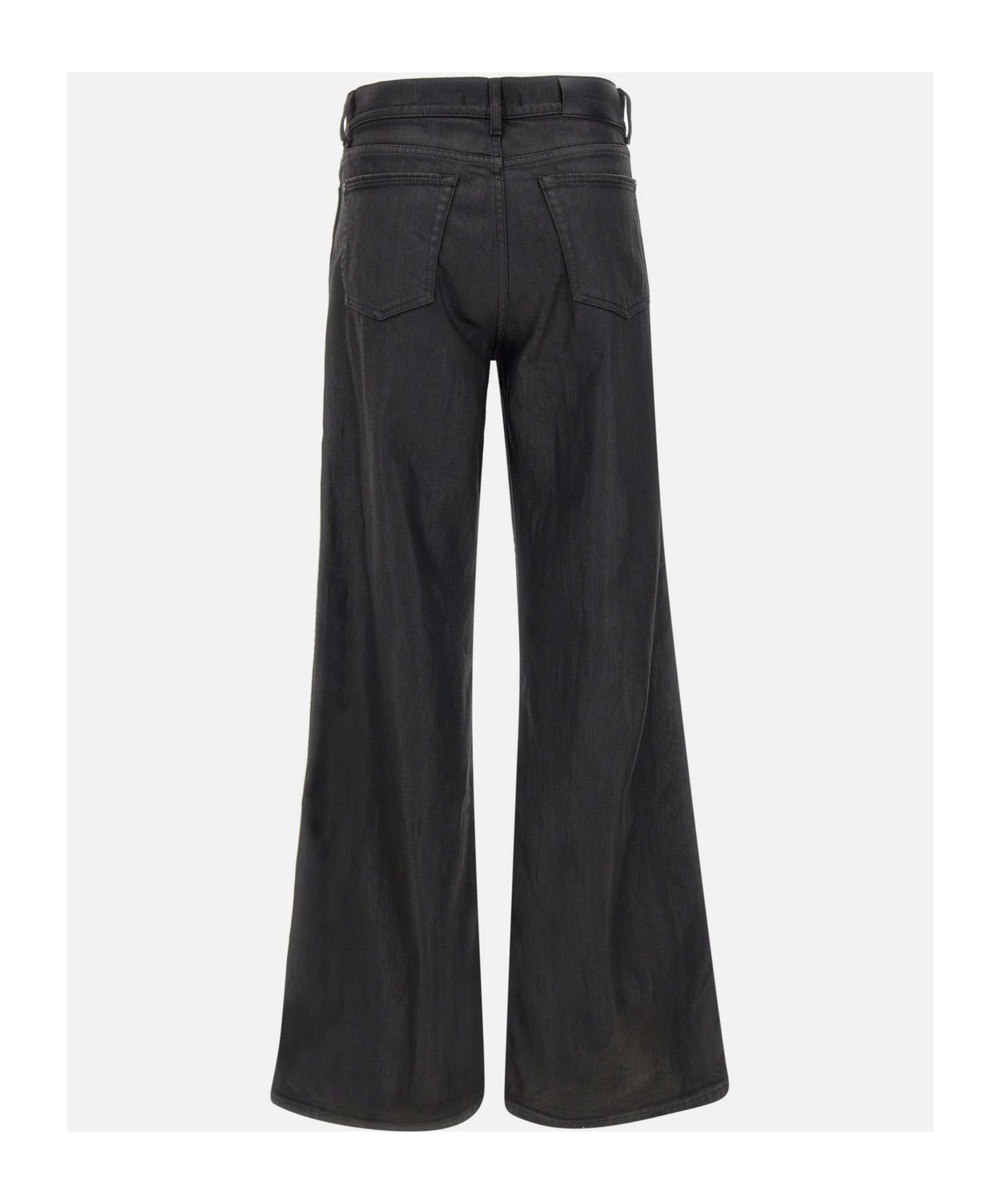 7 For All Mankind Trousers In Black