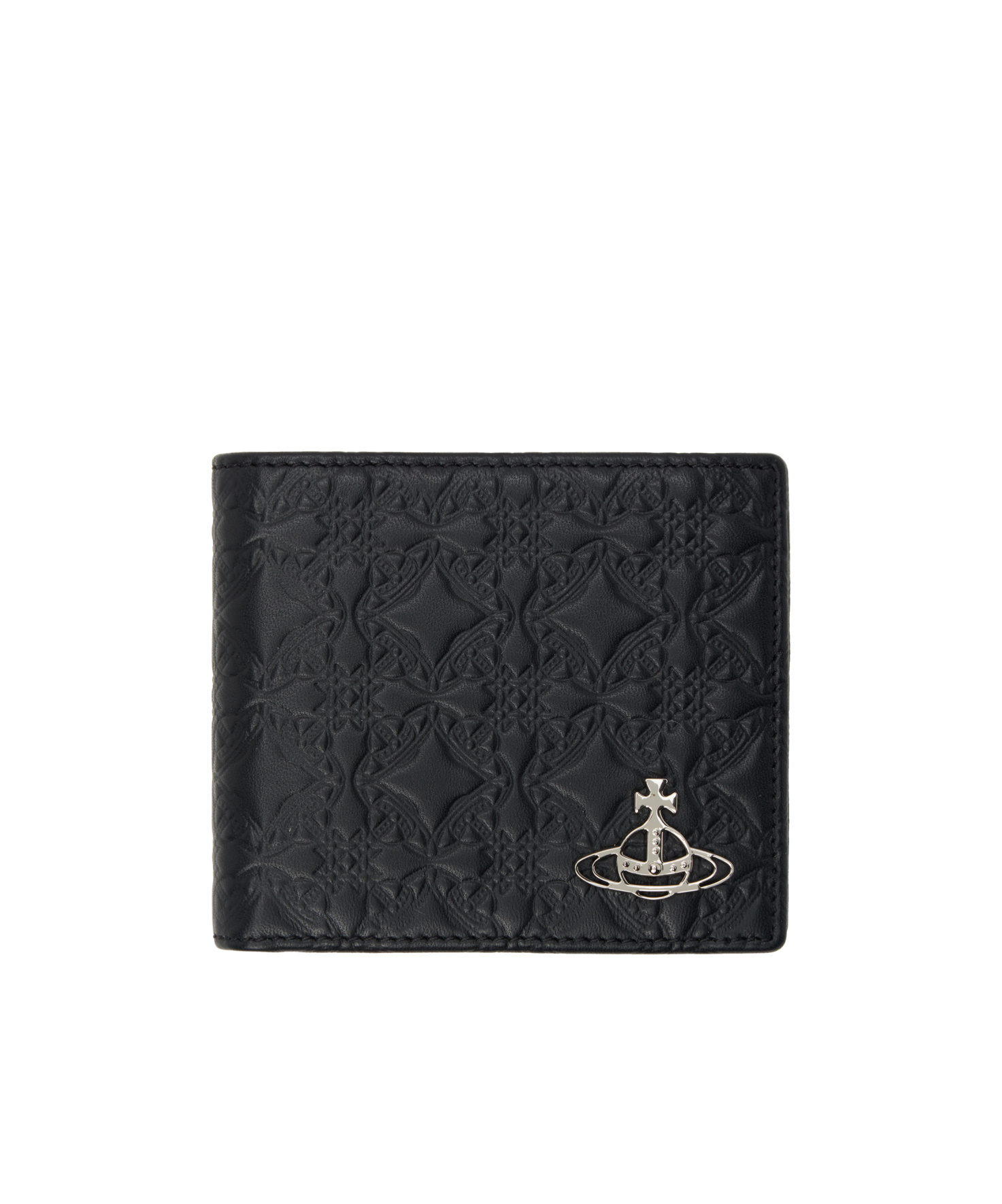 Vivienne Westwood Embossed Wallet In Gray