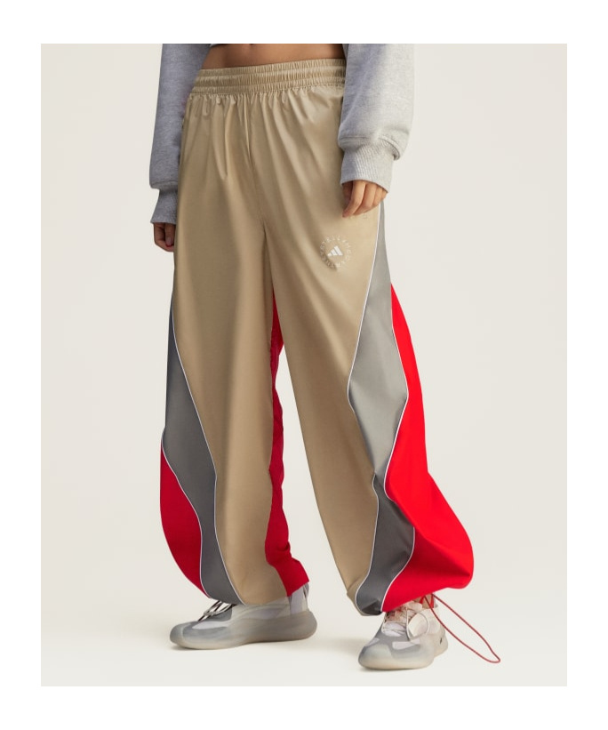 Adidas By Stella Mccartney Panelled Track Pants In Nude