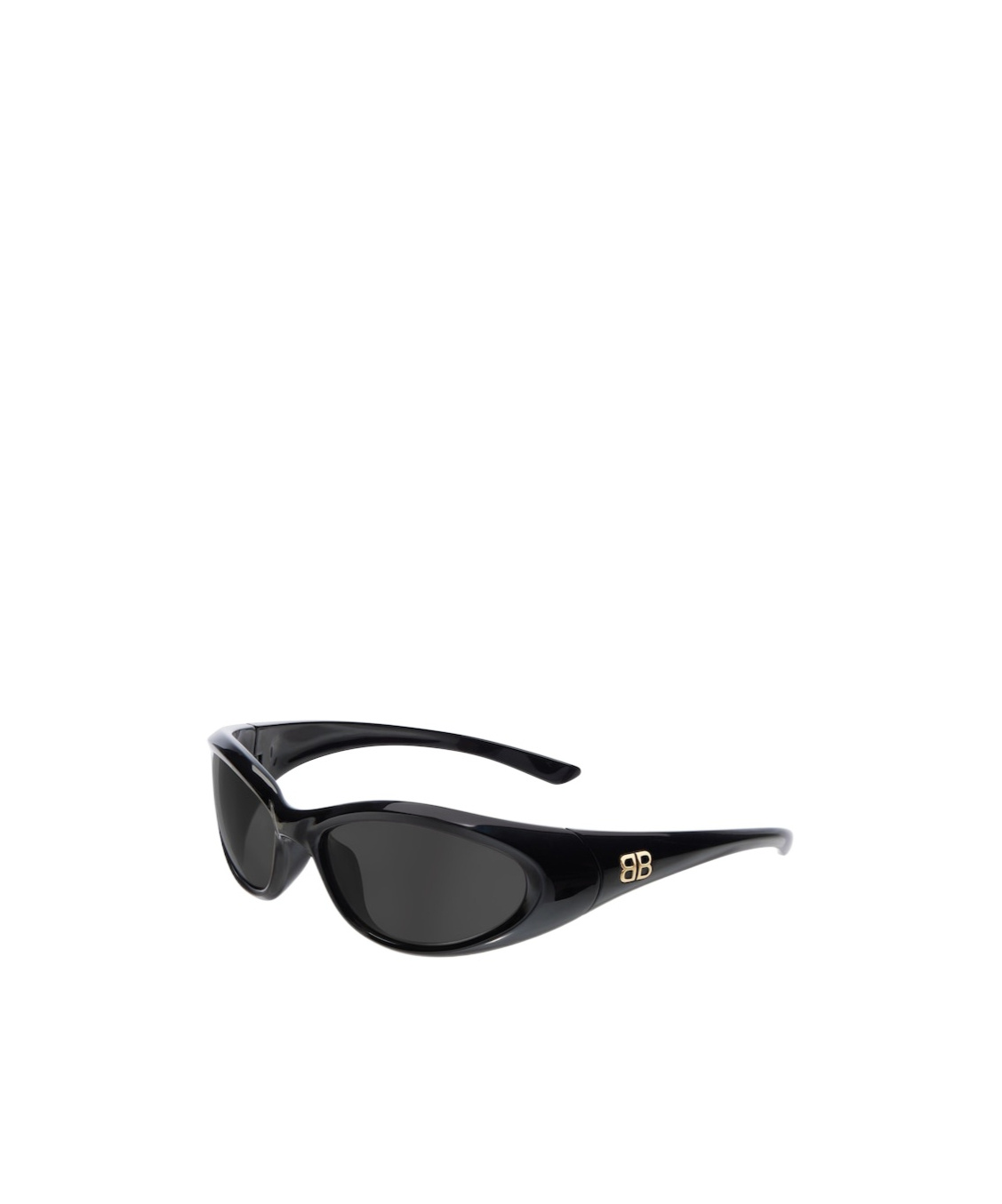 Balenciaga Sporty B Round Af Sunglasses In Black