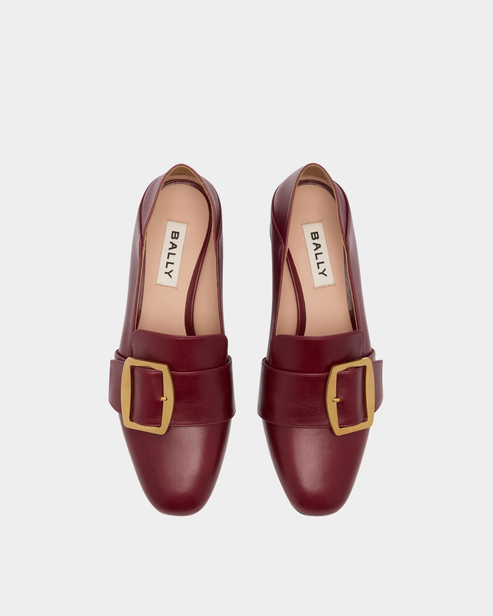 Bally Boucle High Heels In Burgundy