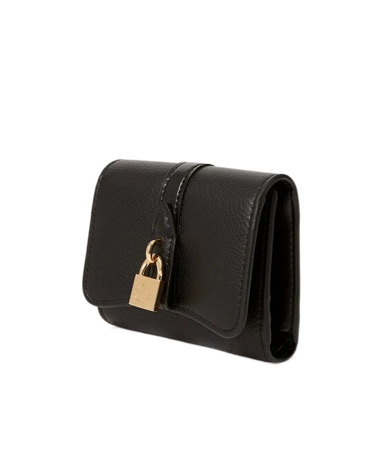 Stella Mccartney Ryder Tri-fold Wallet In Black