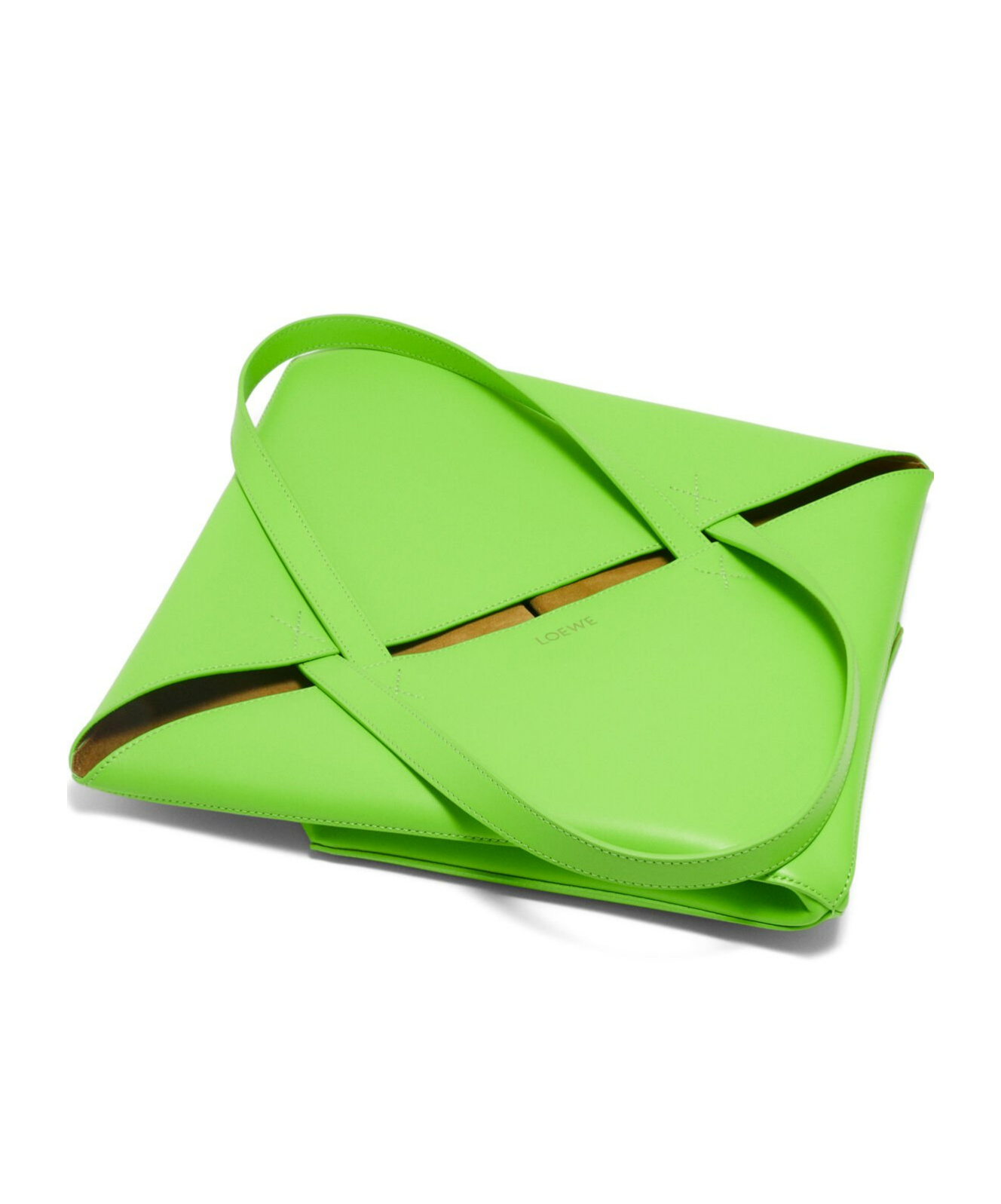 Loewe Xl Puzzle Fold Tote Bag In Green
