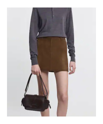 Hogan Flap Bag Small In Brown