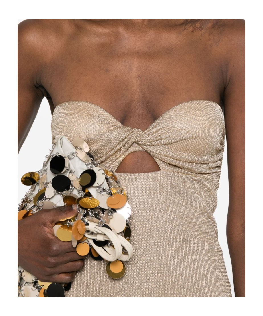 Giuseppe Di Morabito Tone Metallic Threading Maxi Dress