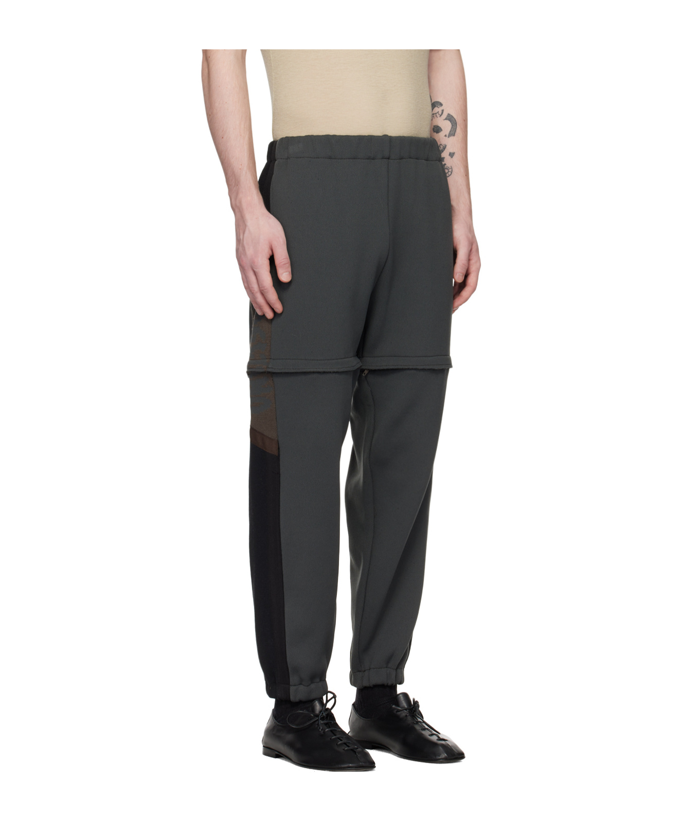 Magliano Stitched Sweatpants In Black
