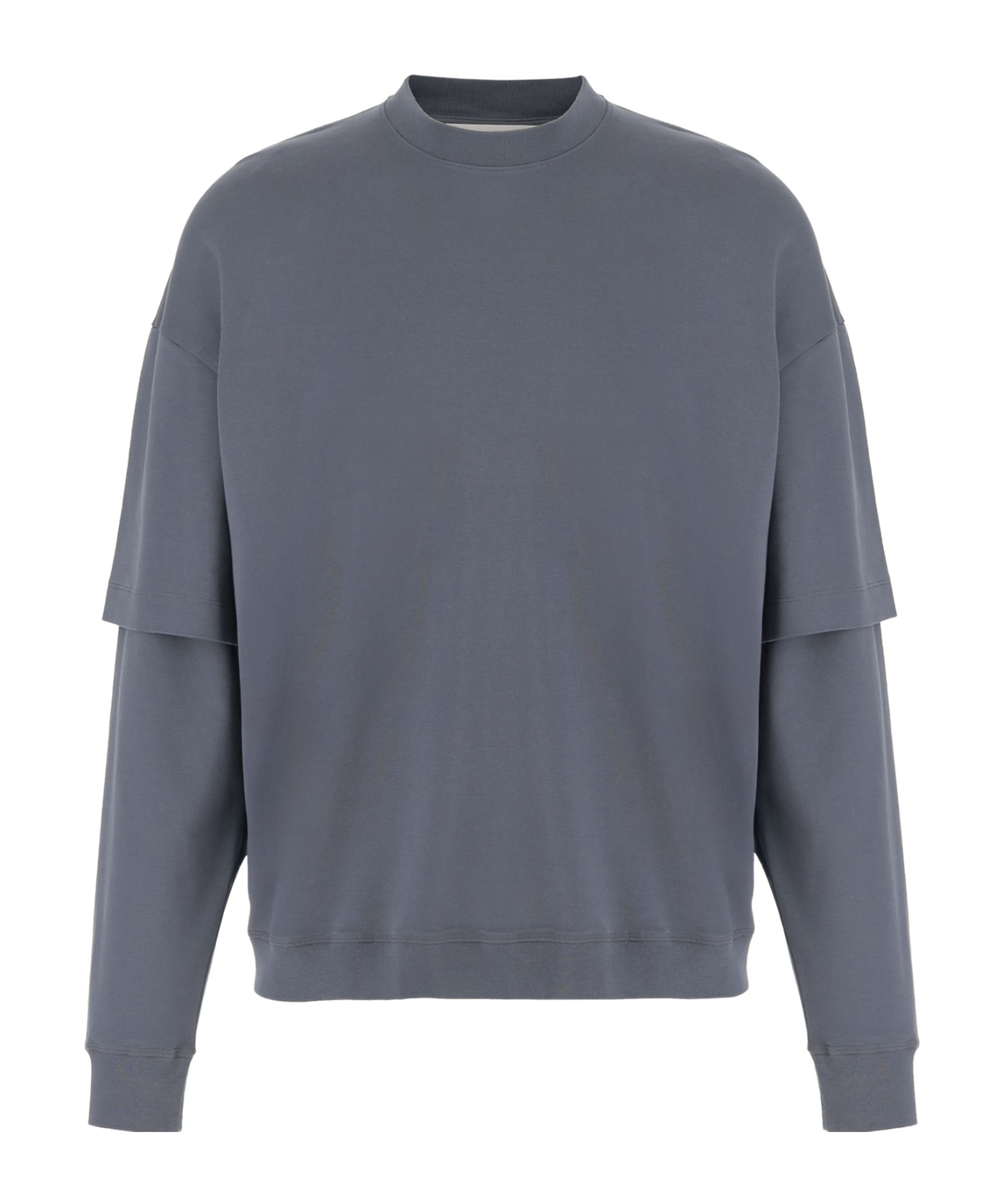 Darkpark Troy Double-sleeved T-shirt In Gray