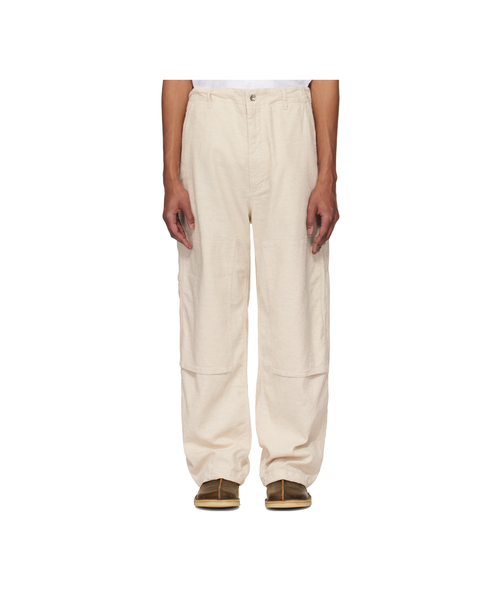 Engineered Garments Painter Trousers In Nude