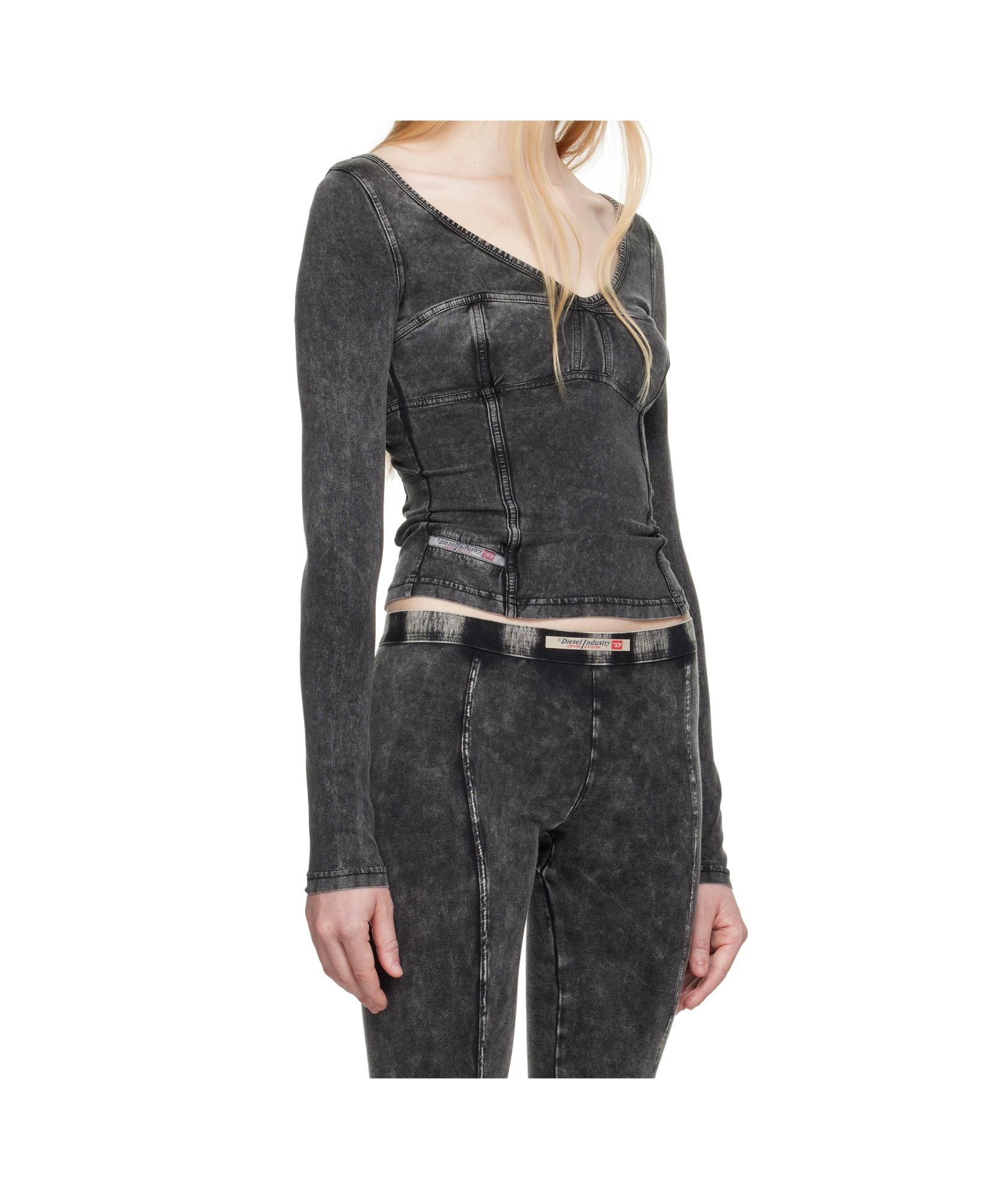 Diesel T-elin T-shirt In Black