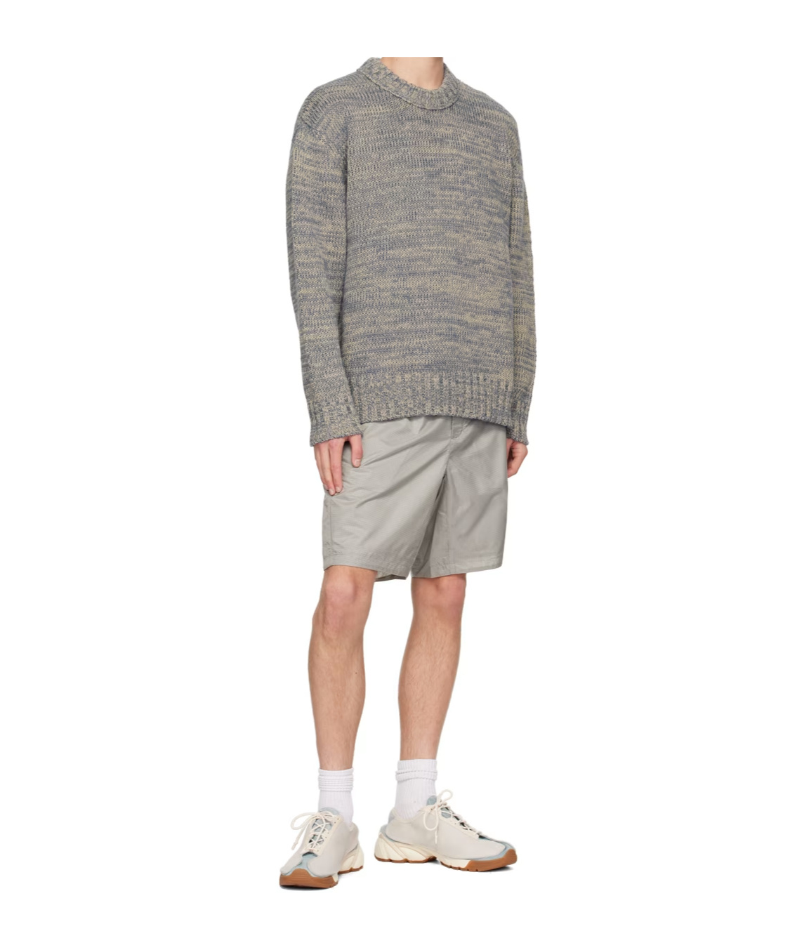 Norse Projects Rib Round-neck Sweater In Gray