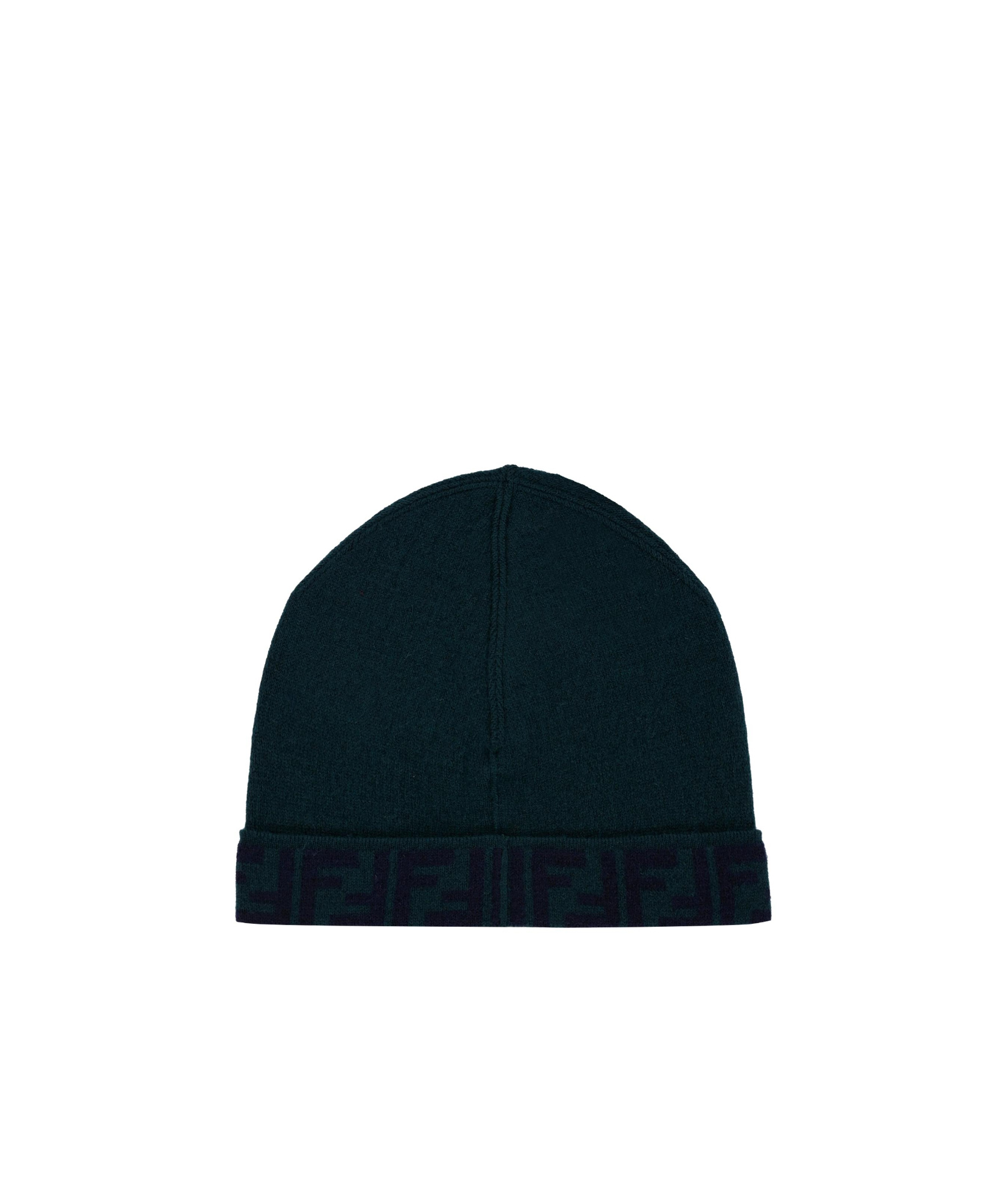 Fendi Ribbed Hat In Blue