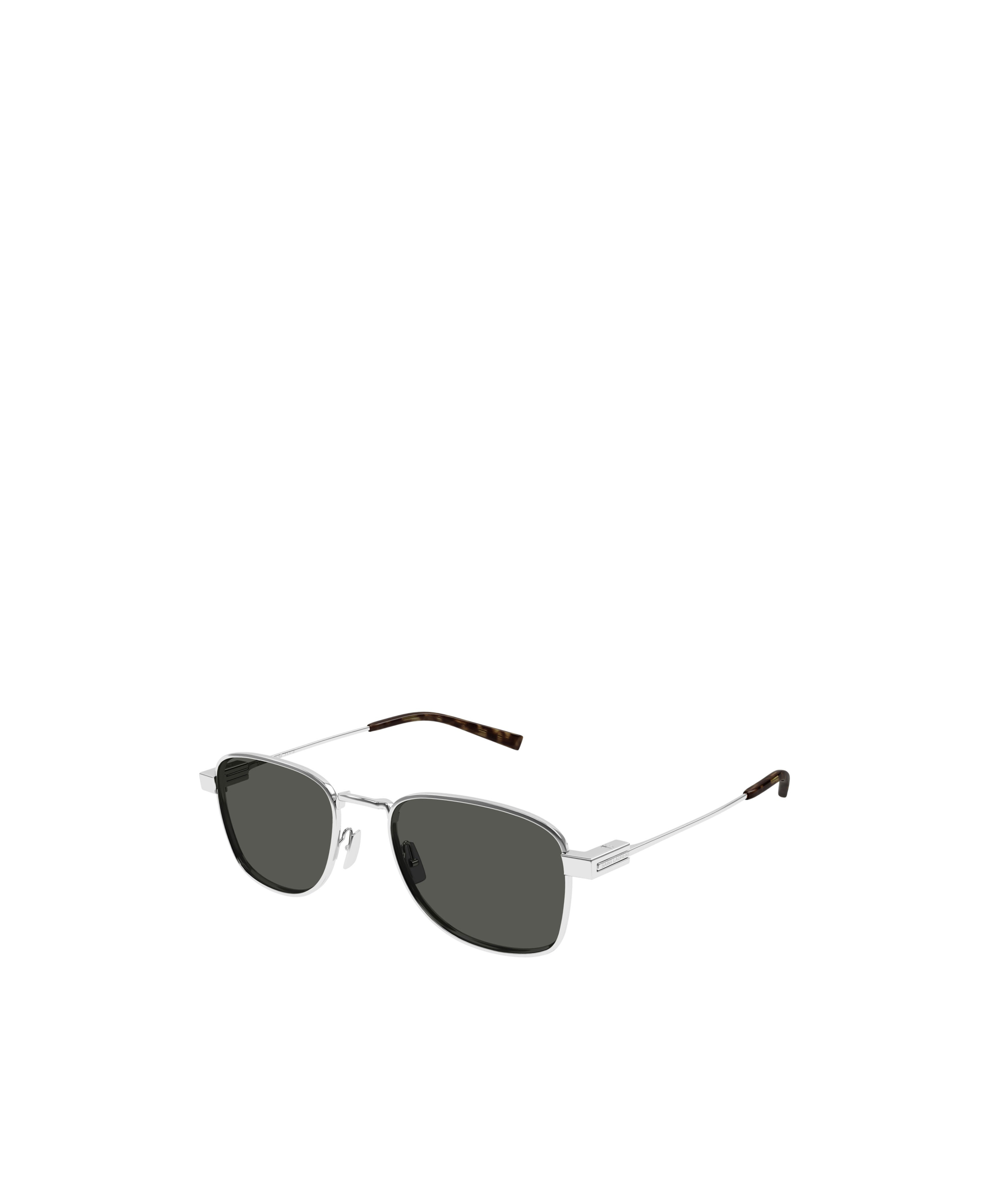 Saint Laurent Logo Sunglasses In Black