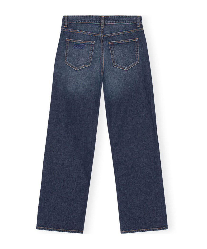 Ganni Pants In Blue