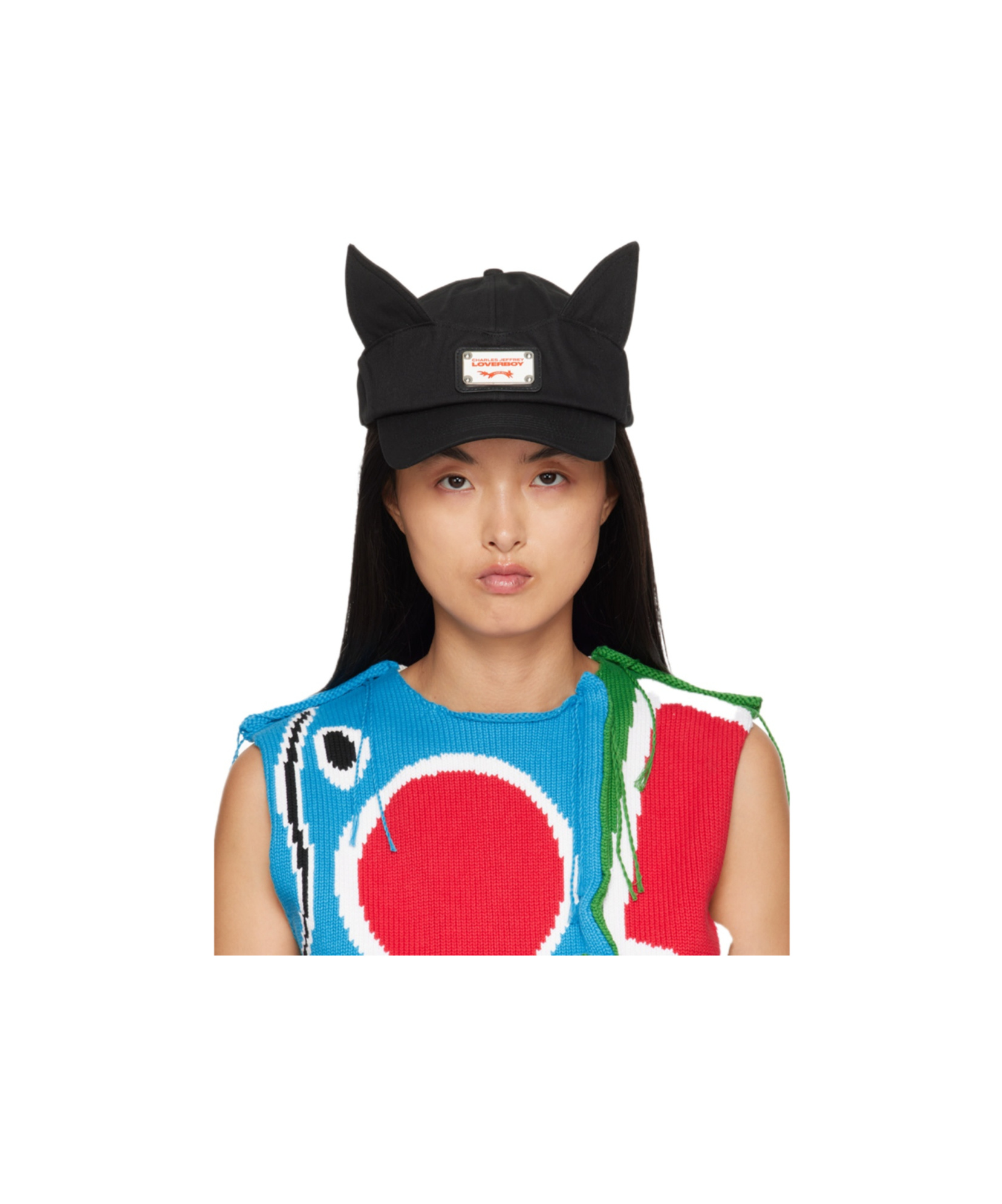Charles Jeffrrey Loverboy Ears Baseball Cap In Multicolor