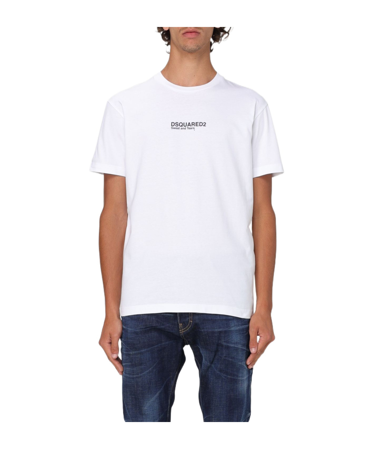Dsquared2 Logo-print Cotton T-shirt In Weiss | ModeSens
