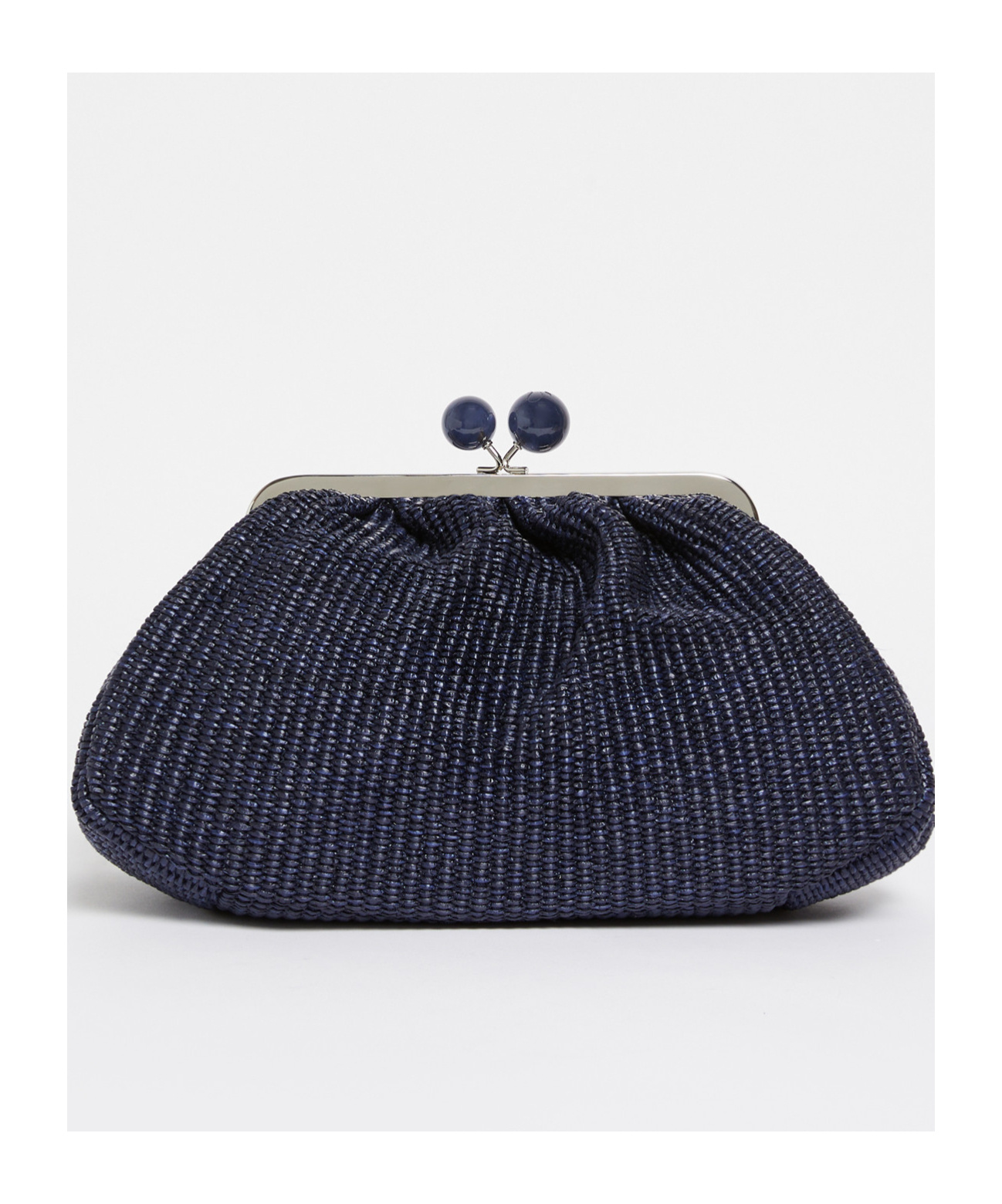 Weekend Max Mara Pasticcino Medium Shoulder Bag In Navy Blue