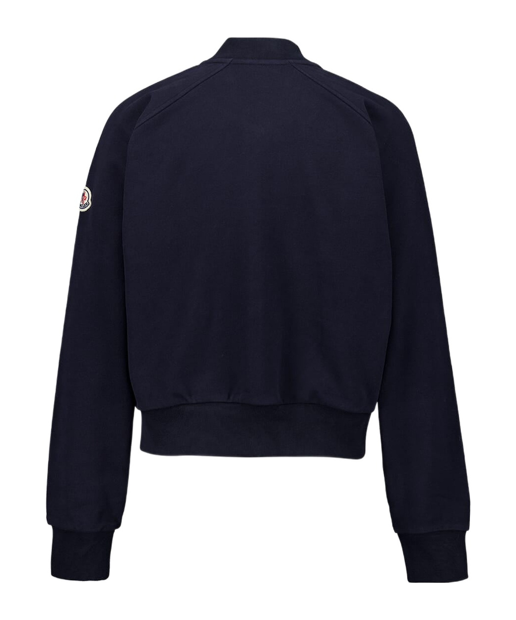 Moncler Cotton Bomber Jacket In Blue
