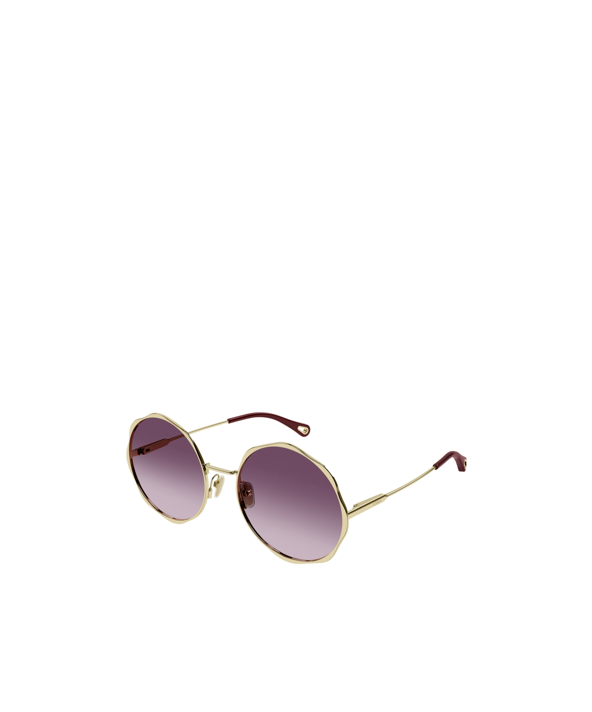 Chloé Eyewear Round Frame Sunglasses In Purple