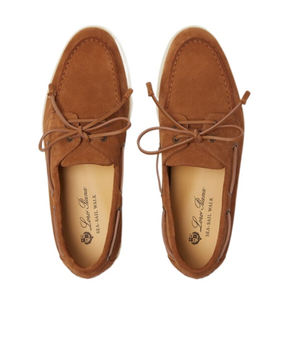 Loro Piana Sea-sail Walk Loafer In Cocoa