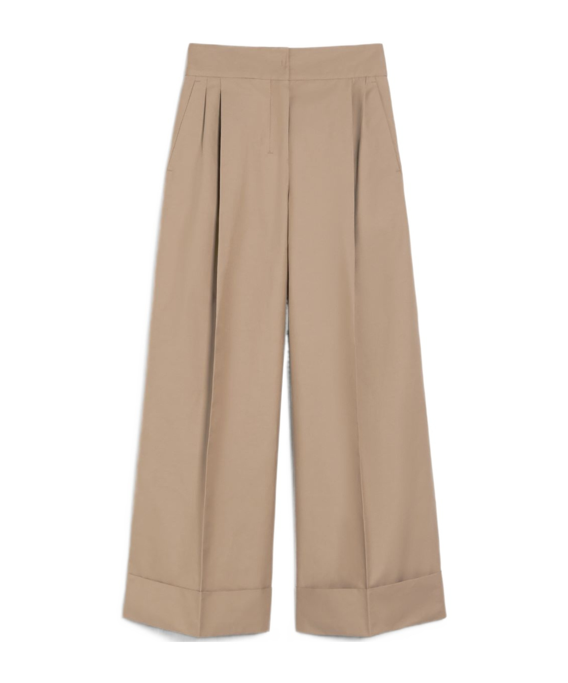Max Mara Pleated Balloon Trousers In Nude