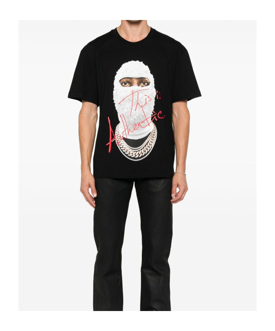 Ih Nom Uh Nit Graphic Printed Crewneck T-shirt In Black