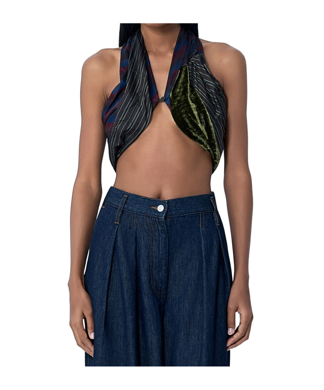Dries Van Noten Women Draped Top In Black