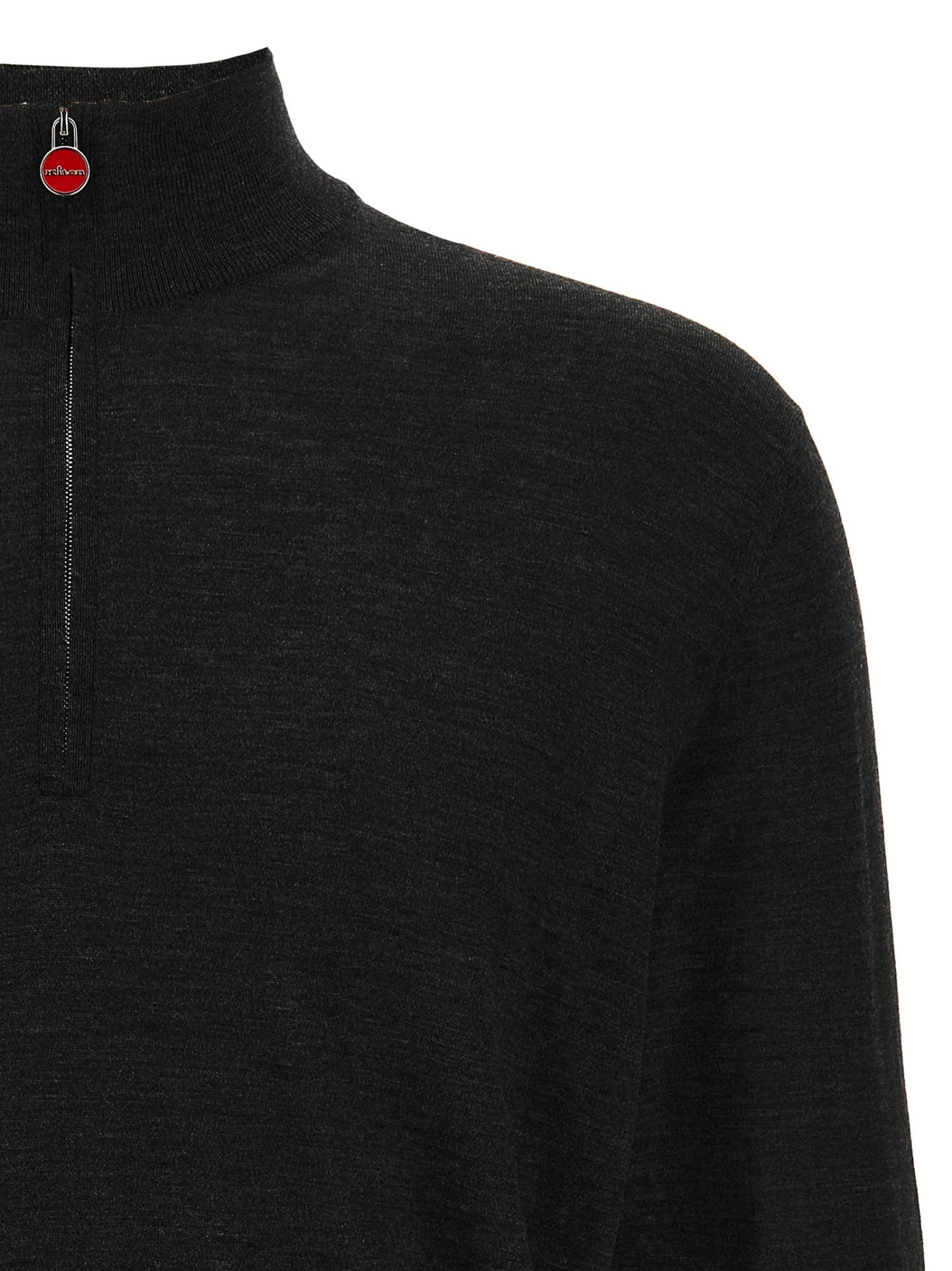 Shop Kiton Half Zip Sweater