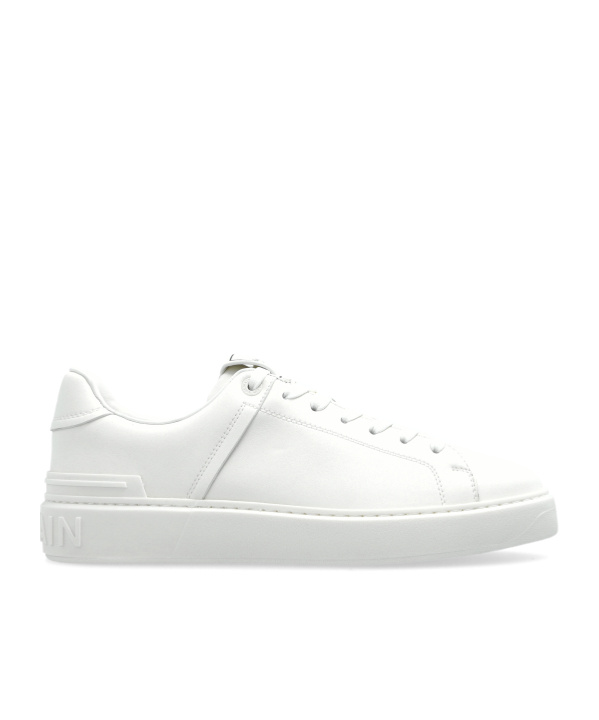 Balmain B-court Low-top Sneakers In White