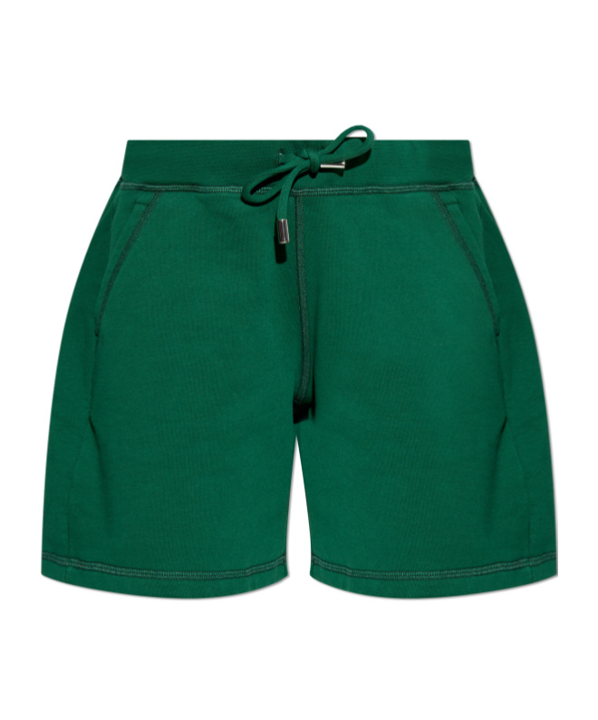 Dsquared2 Printed Track Shorts In Green