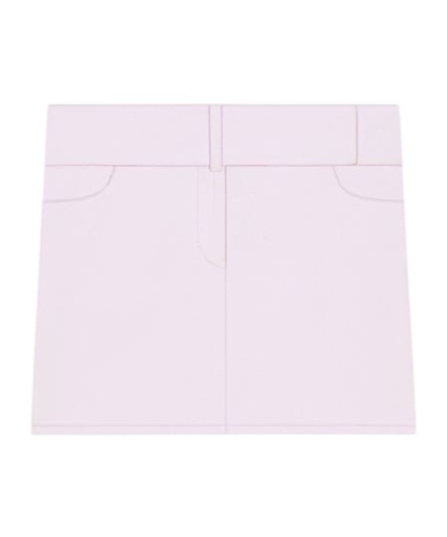Courrèges Belted Mini Skirt In Pink