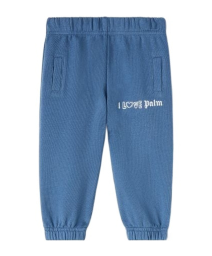Palm Angels X Keith Haring Elastic Waist Sweatpants In Blue