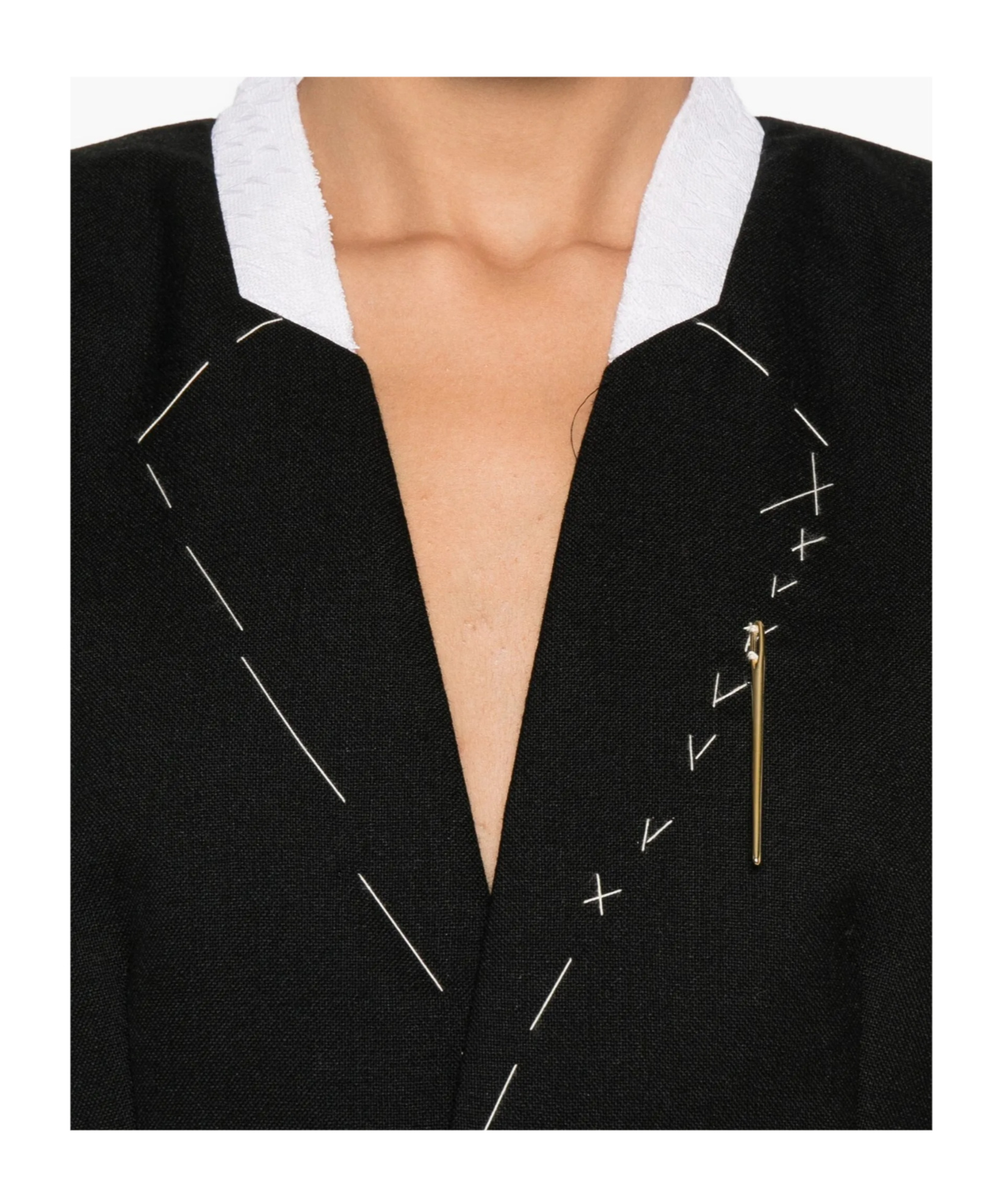 Moschino Buttoned Blazer Dress In Black