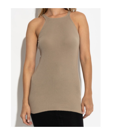 Rick Owens Drkshdw Sleeveless Vest In Brown