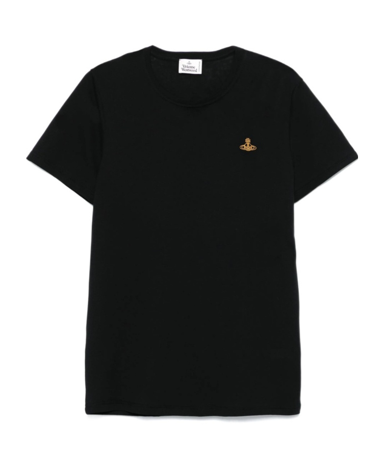 Vivienne Westwood Organic Cotton T-shirt With Signature Orb Logo