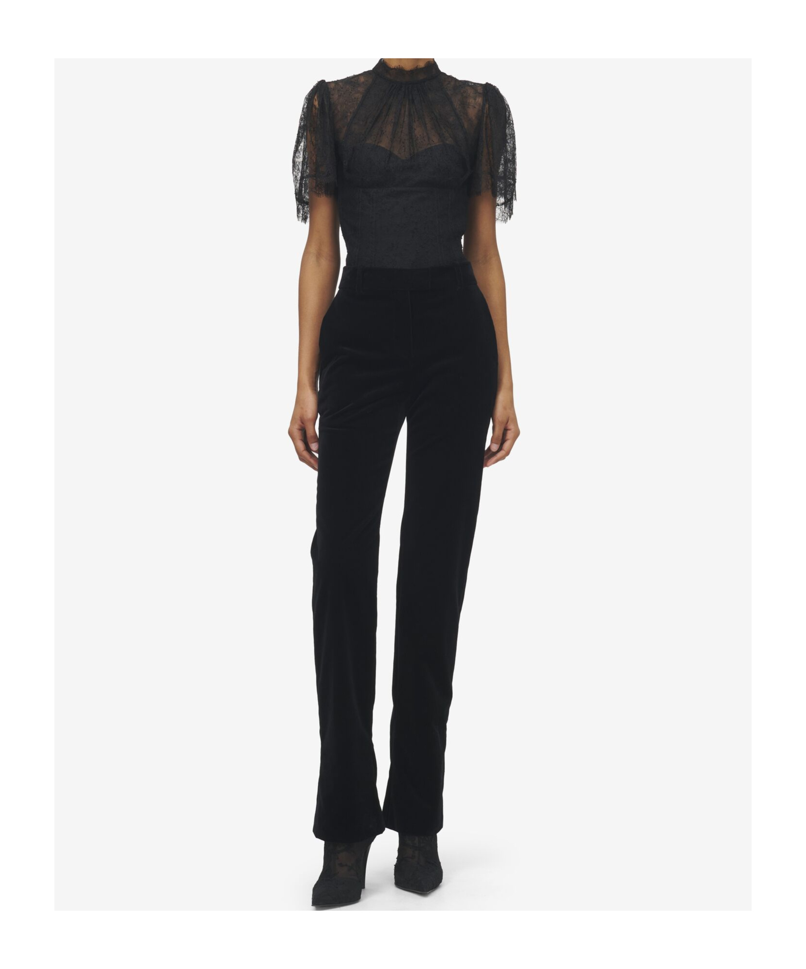 Alexander Mcqueen Belt Loop Suit Pants In Black