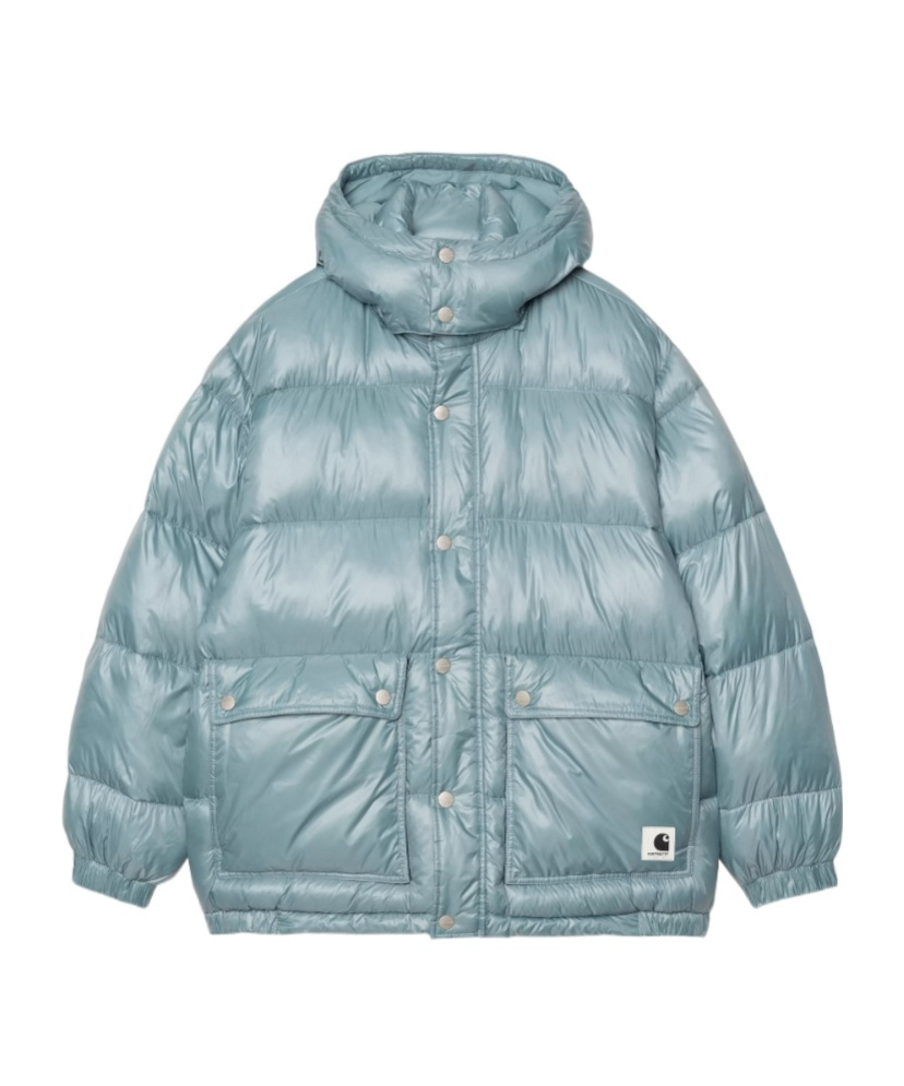 Carhartt Benson Puffer Jackets Light Blue In Blue