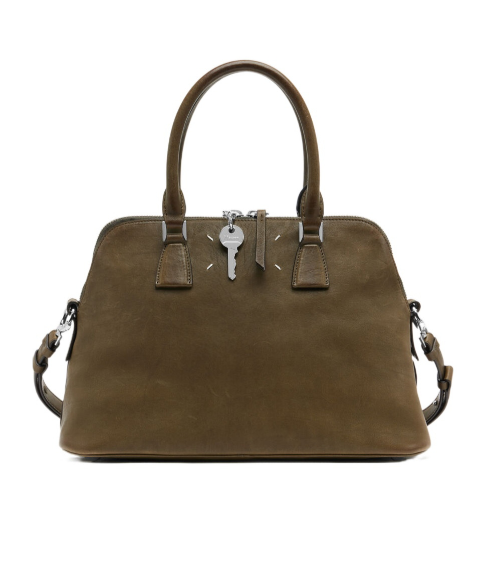 Maison Margiela 5ac Loved To Death Medium Tote Bag In Brown