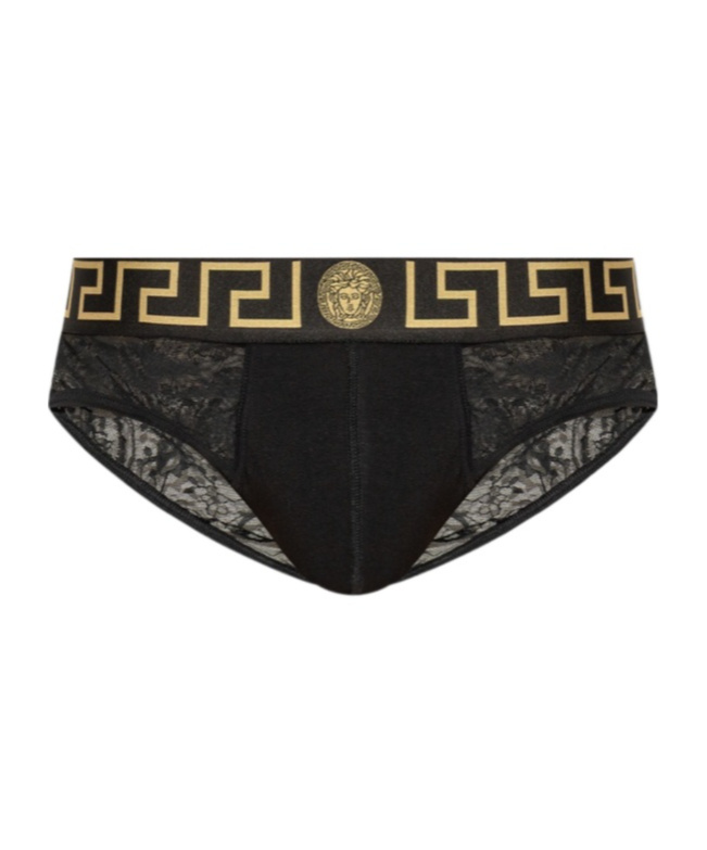 Versace Grecca Lace Briefs