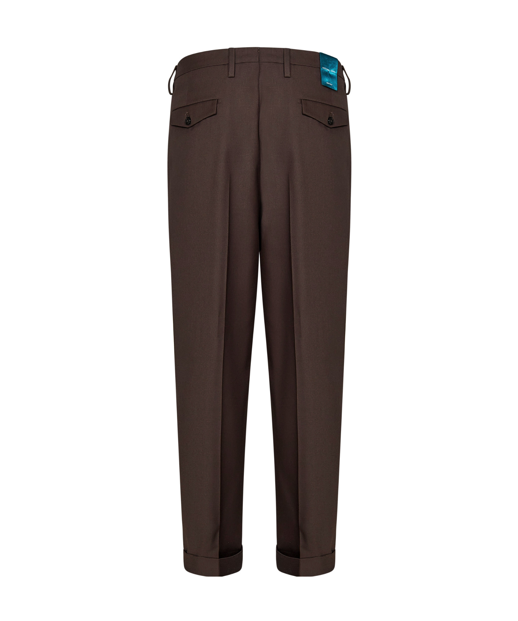Shop Michael Coal Belt-loop Casual Pants In Black