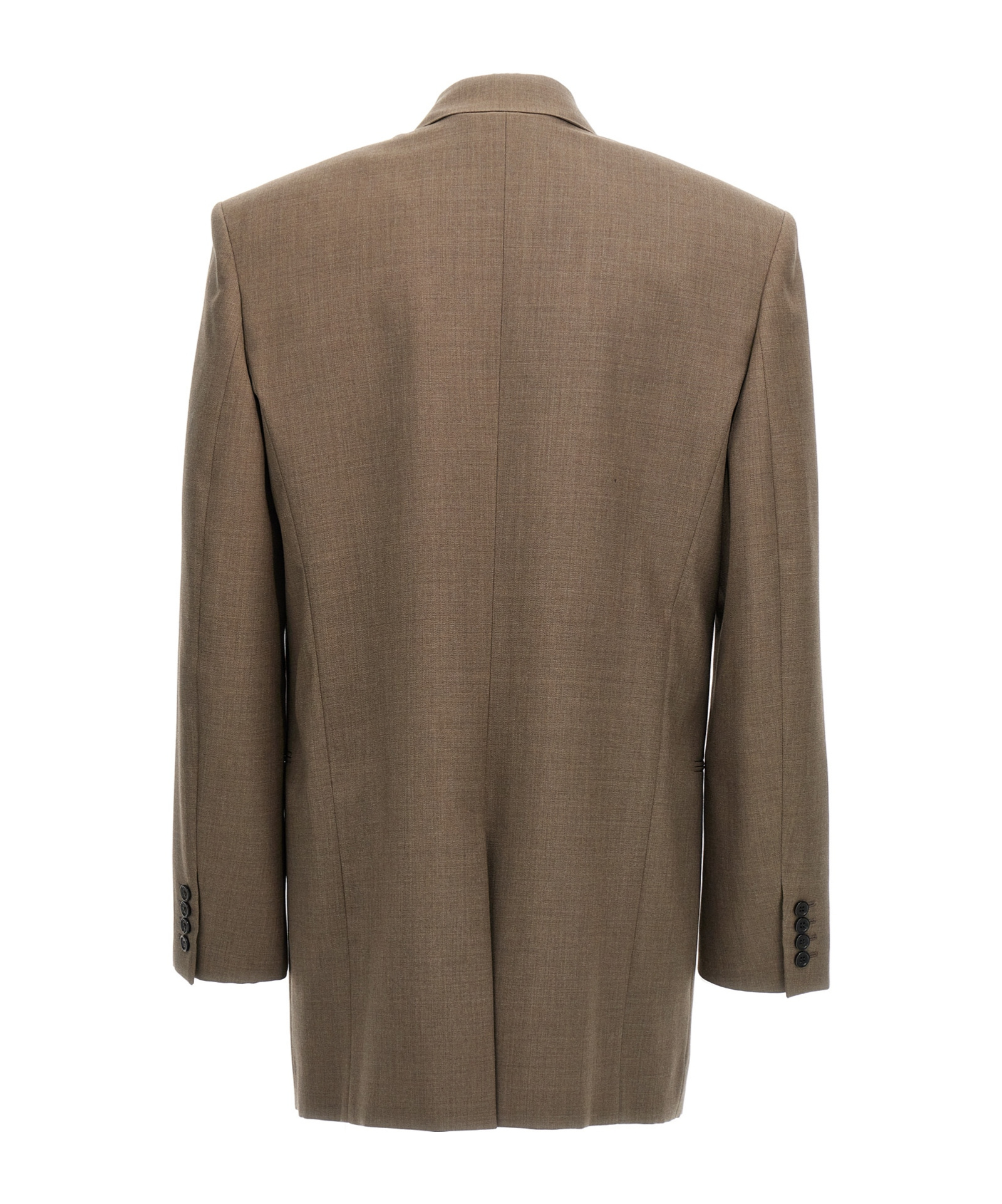 Saint Laurent Veste Armani Bascule Jacket In Brown