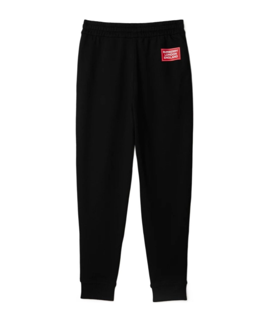 Burberry Wool Blend Jogging Pants In Black