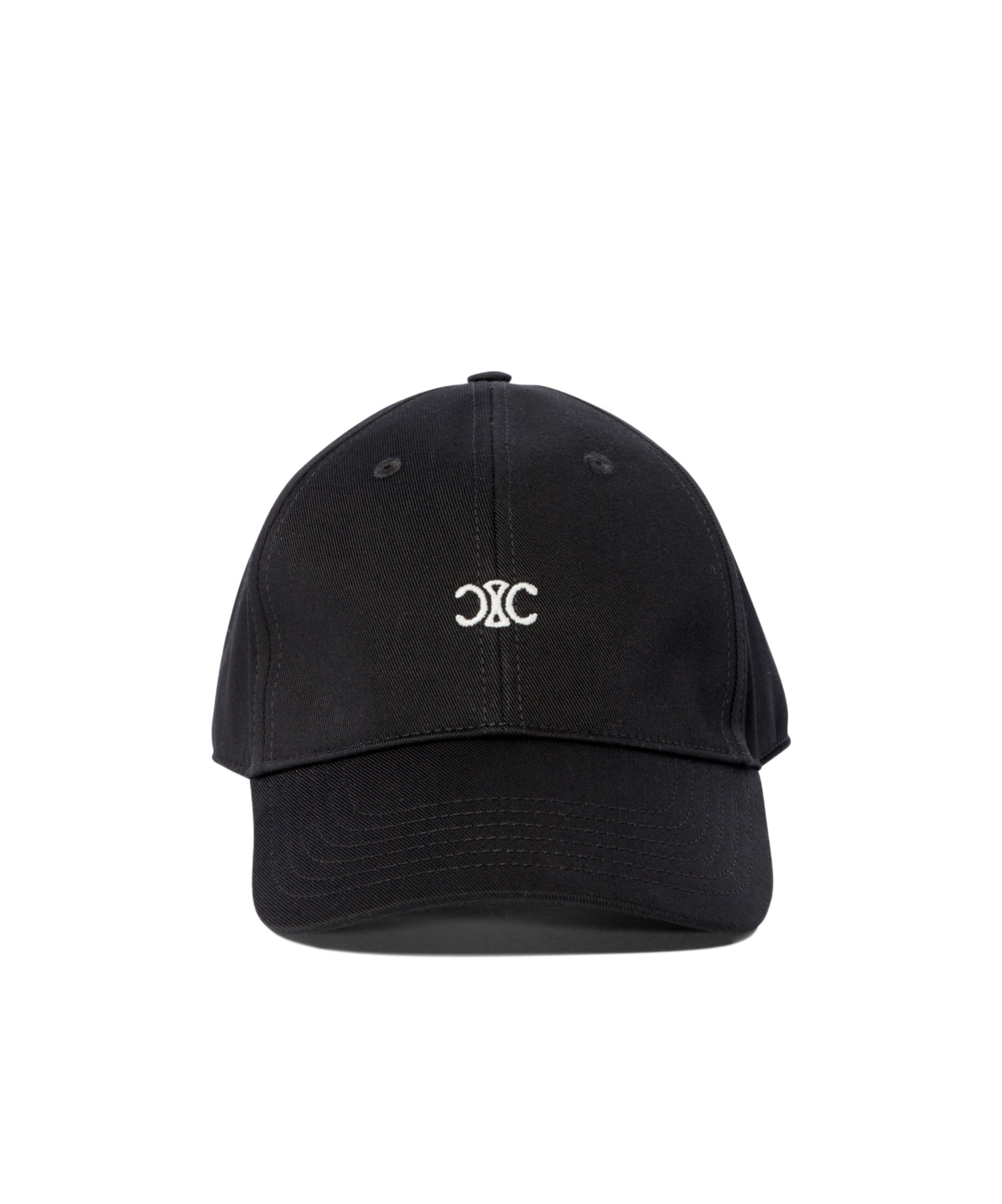 Celine Logo Hat In Black
