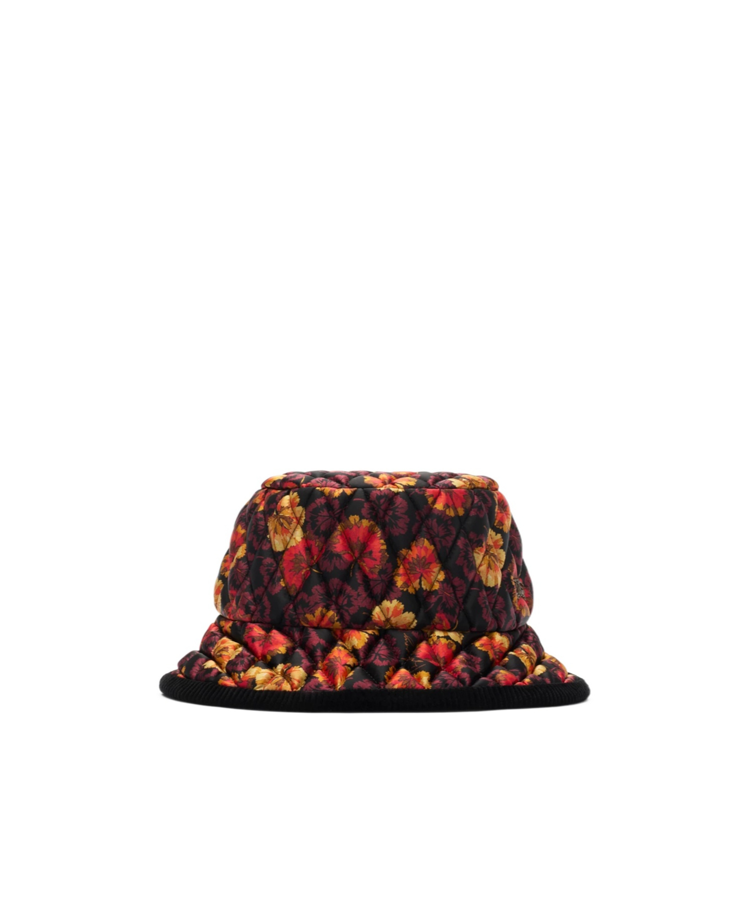 Burberry Geranium Leaf Nylon Bucket Hat In Multi